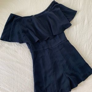 NWOT Revolve Off-the-Shoulder Flowy Romper